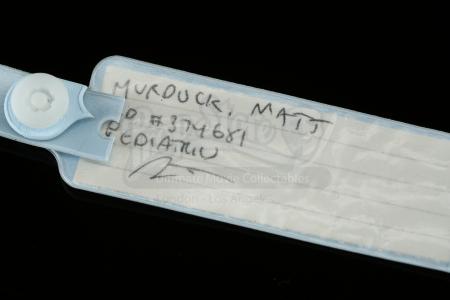 Lot # 15: Young Matt Murdock's Hospital Bracelet - 4
