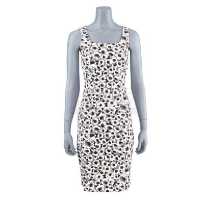 Lot # 162: Karen Page's Gray and White Flower Dress