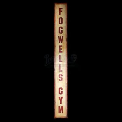 Lot # 388: Vertical Fogwell's Gym Sign