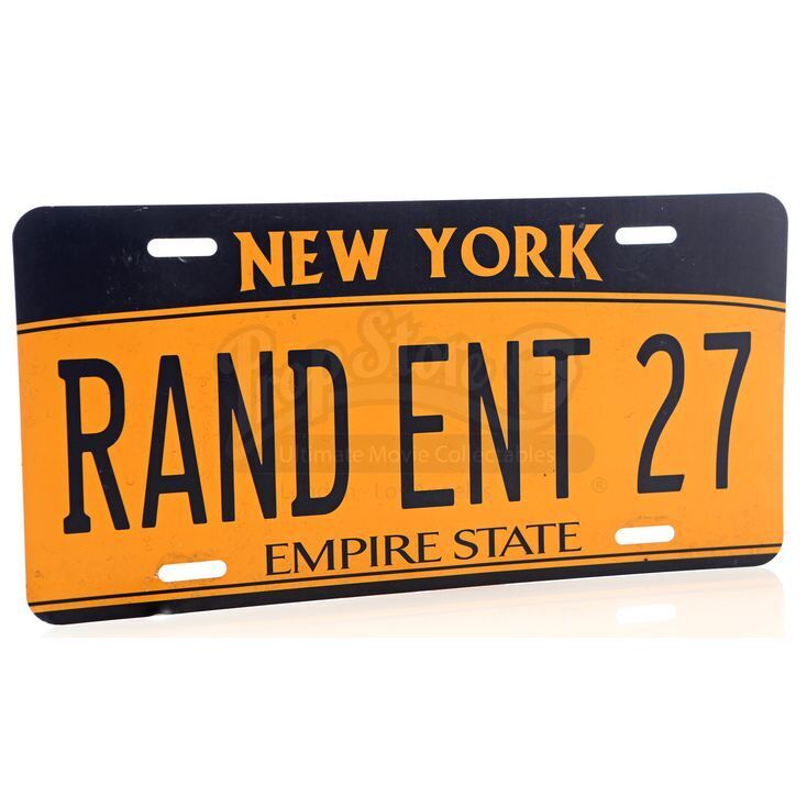 Lot # 690: RAND ENT 27 New York License Plate - Price Estimate: $300 - $500

