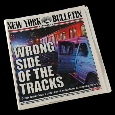 Lot # 867: New York Bulletin Newspaper