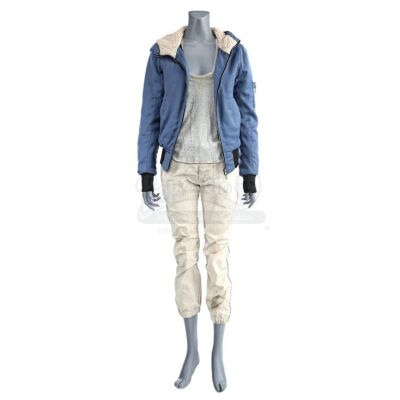Lot # 890: Colleen Wing's Distressed Fight Costume