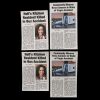 Lot # 23: MARVEL'S JESSICA JONES (TV SERIES) - Set of Four Reva Connors Bus Crash Newspaper Clippings