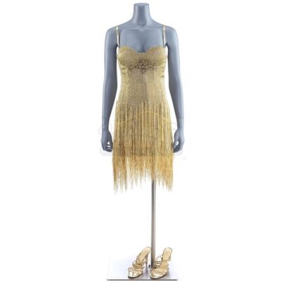 Lot # 187: MARVEL'S JESSICA JONES (TV SERIES) - Trish Walker's Gold Nightclub Costume