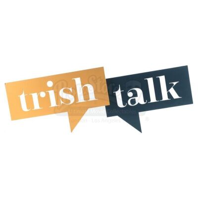 Lot # 293: MARVEL'S JESSICA JONES (TV SERIES) - 'Trish Talk' Sign