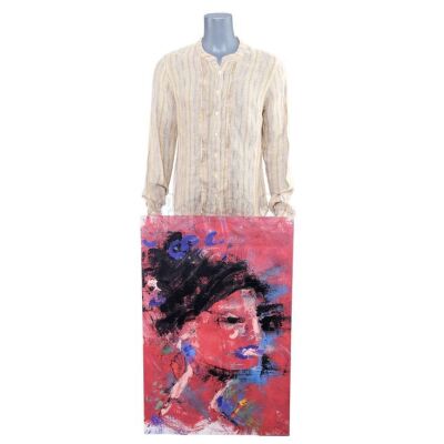 Lot # 88: Marvel's Jessica Jones (TV Series) - Oscar Arocho's Painting and Shirt