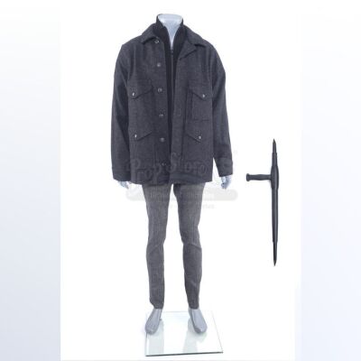Lot # 94: Marvel's The Defenders (TV Series) - Murakami's Warehouse Fight Costume Components and Stunt Tonfa