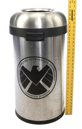 Lot #4 - Marvel's Agents of S.H.I.E.L.D. - S.H.I.E.L.D. Hub Sign and Trash Can - 8