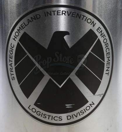 Lot #54 - Marvel's Agents of S.H.I.E.L.D. - S.H.I.E.L.D. Hub Sign and Trash Can - 4