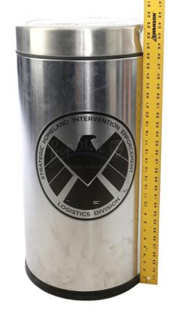 Lot #54 - Marvel's Agents of S.H.I.E.L.D. - S.H.I.E.L.D. Hub Sign and Trash Can - 8