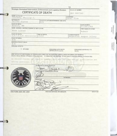 Lot #61 - Marvel's Agents of S.H.I.E.L.D. - Phil Coulson's Level 10 S.H.I.E.L.D. Binder - 5