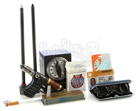 Lot #93 - Marvel's Agents of S.H.I.E.L.D. - Antoine 'Trip' Triplett's Antique Spy Gadgets and ID Cards - 2