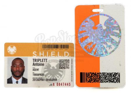 Lot #93 - Marvel's Agents of S.H.I.E.L.D. - Antoine 'Trip' Triplett's Antique Spy Gadgets and ID Cards - 4