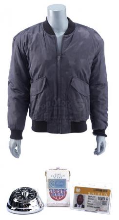Lot #137 - Marvel's Agents of S.H.I.E.L.D. - Antoine 'Trip' Triplett's Jacket with Timer Bomb, Cigarettes, and ID