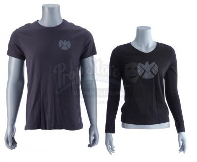 Lot #138 - Marvel's Agents of S.H.I.E.L.D. - Phil Coulson and Melinda May's S.H.I.E.L.D Workout Shirts