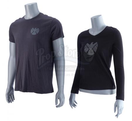 Lot #138 - Marvel's Agents of S.H.I.E.L.D. - Phil Coulson and Melinda May's S.H.I.E.L.D Workout Shirts - 3