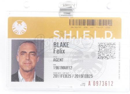 Lot #174 - Marvel's Agents of S.H.I.E.L.D. - Felix Blake's S.H.I.E.L.D. ID with Watchdog Mask - 5